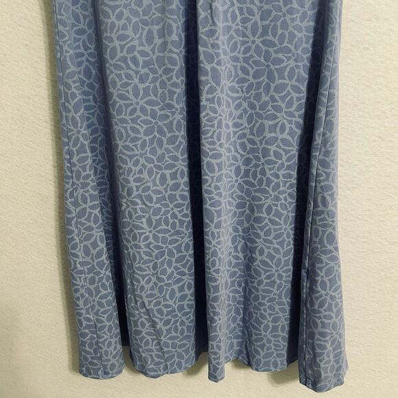 Fresh Produce Dress Women M Blue Emma Floral Pullover Stretch Cottage Comfy USA - Picture 8 of 11